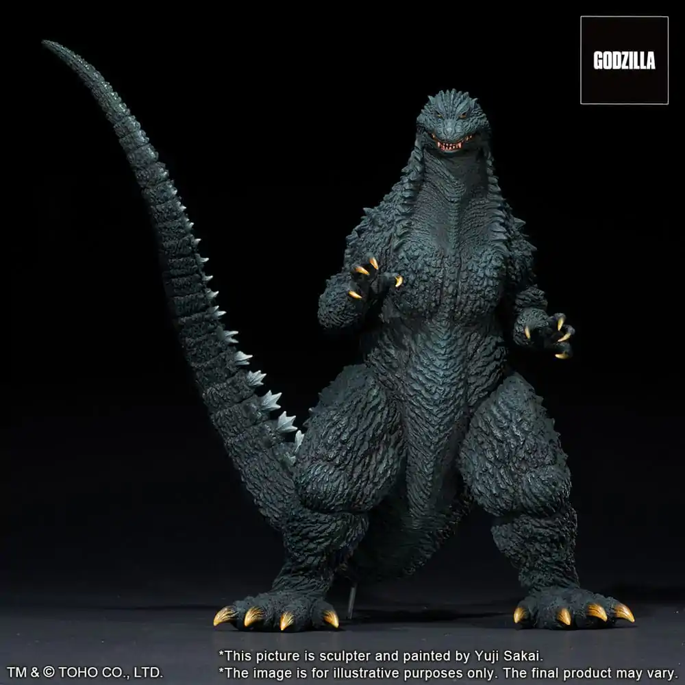 Godzilla against Mechagodzilla 2002 TOHO Yuji Sakai Modeling Collection PVC Kip Godzilla Battle in the Storm 28 cm fotografija izdelka