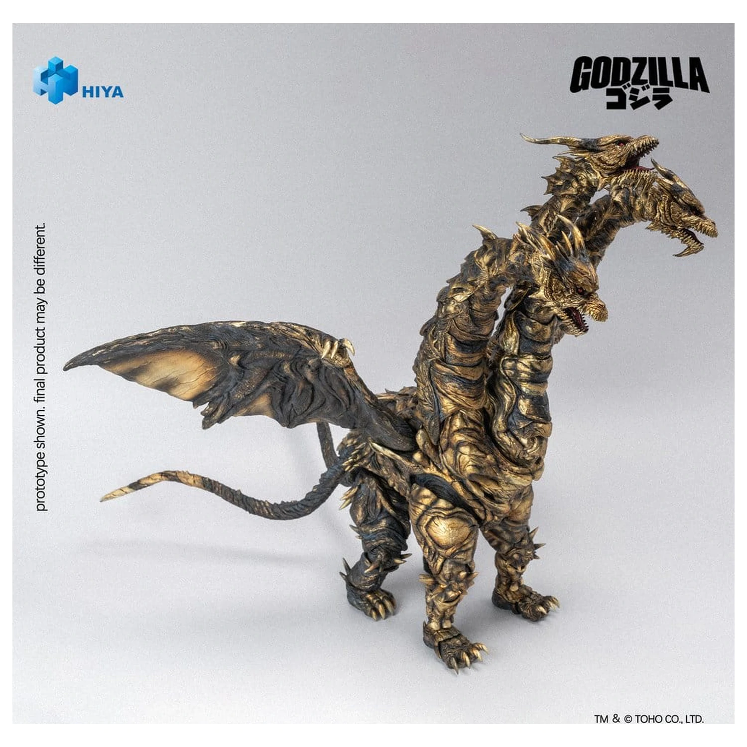 Godzilla: Final Wars (2004) Exquisite Basic Series akcijska figura Keizer Ghidorah 25 cm fotografija izdelka