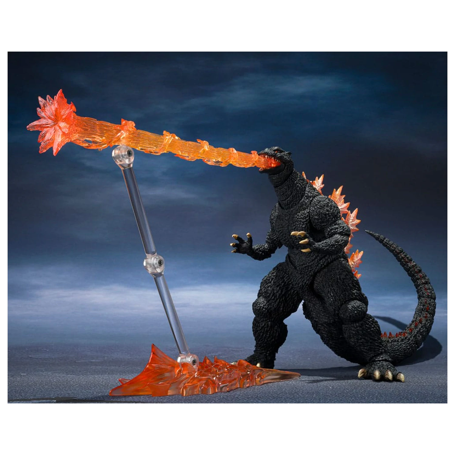 Godzilla: Final Wars S.H.MonsterArts akcijska figura Godzilla Heat Ray Ver. vs. New Gotengo 16 cm fotografija izdelka