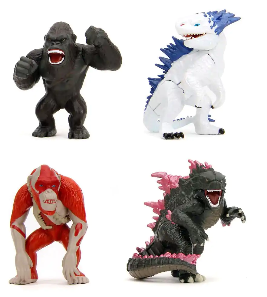 Godzilla Nano Metalfigs Diecast Mini Figure figurice, set 4 kos Wave 1 4 cm fotografija izdelka