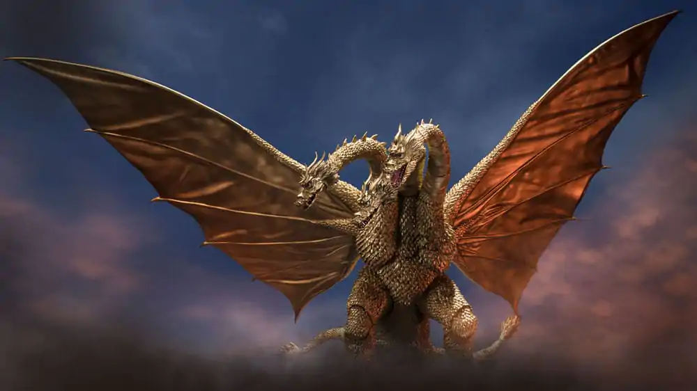 Godzilla S.H. Monster Arts Akcijska figura King Ghidora (1972) 25 cm fotografija izdelka