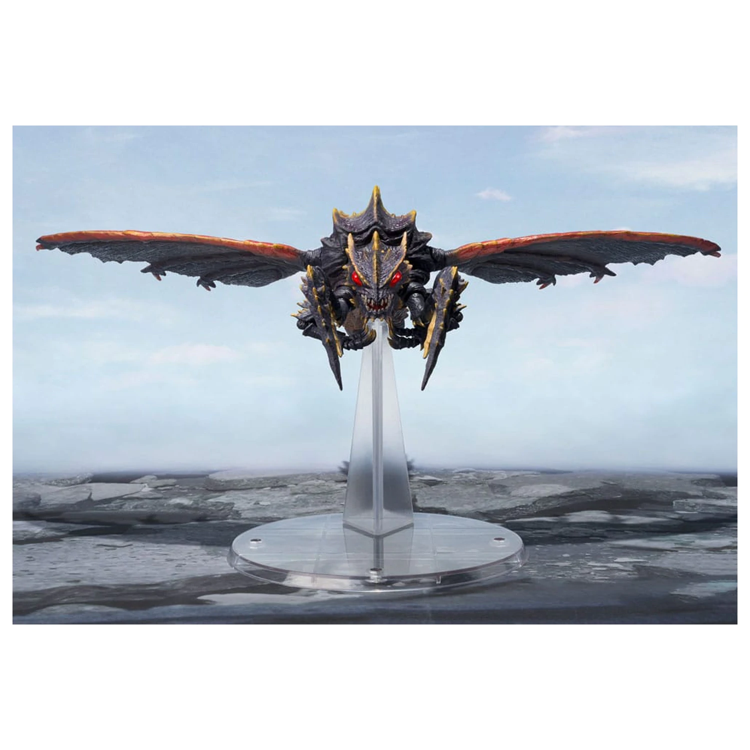 Godzilla S.H. Monster Arts akcijska figura Megaguirus Evolution Set 21 cm fotografija izdelka