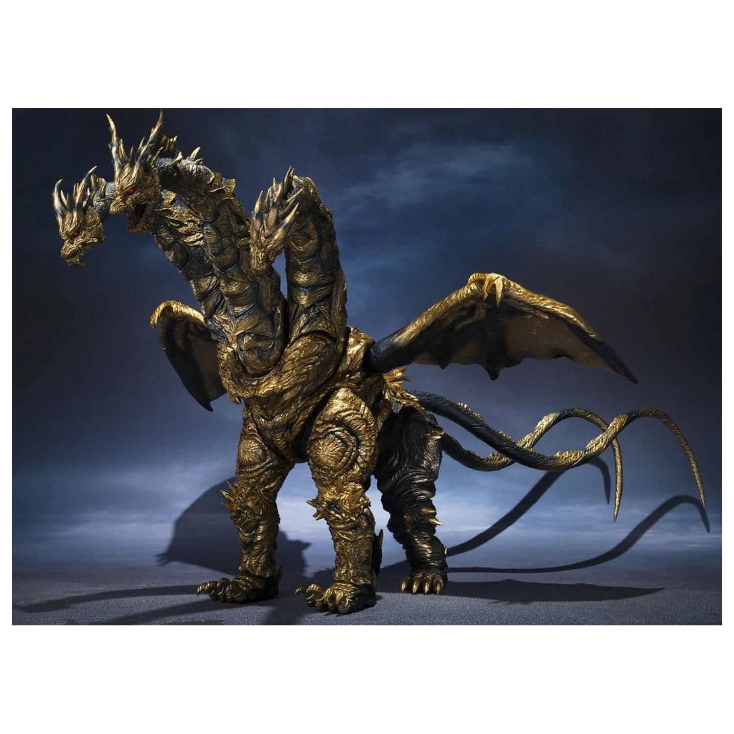 Godzilla S.H.MonsterArts akcijska figura Kaizer Ghidorah 25 cm fotografija izdelka