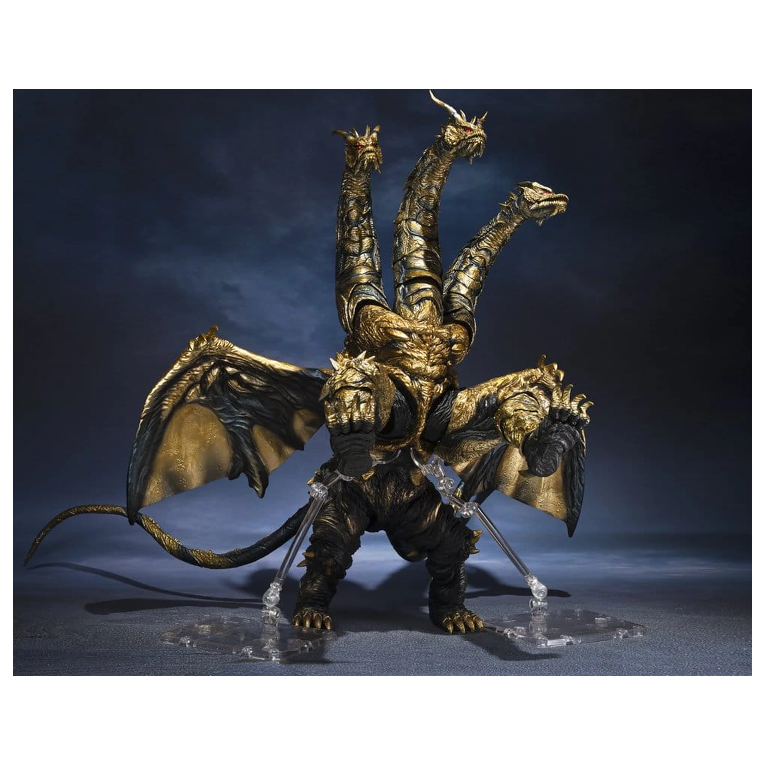 Godzilla S.H.MonsterArts akcijska figura Kaizer Ghidorah 25 cm fotografija izdelka