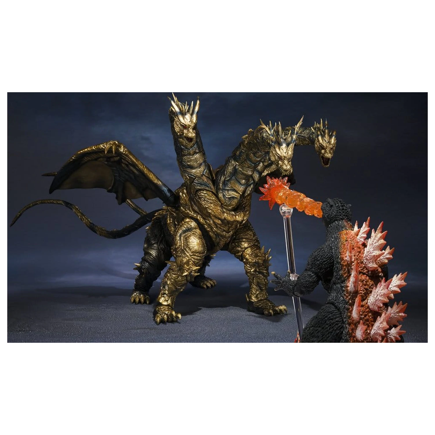 Godzilla S.H.MonsterArts akcijska figura Kaizer Ghidorah 25 cm fotografija izdelka