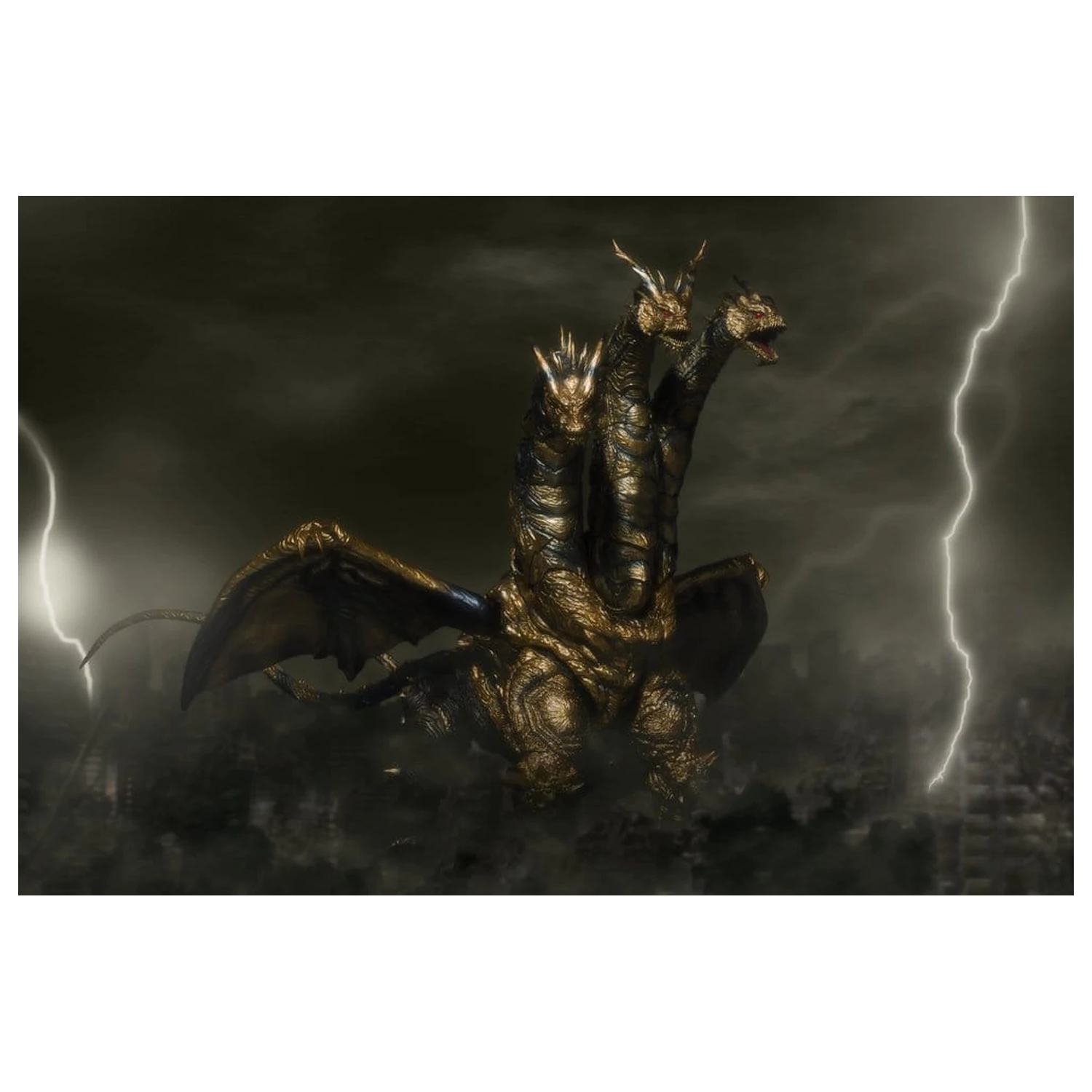 Godzilla S.H.MonsterArts akcijska figura Kaizer Ghidorah 25 cm fotografija izdelka