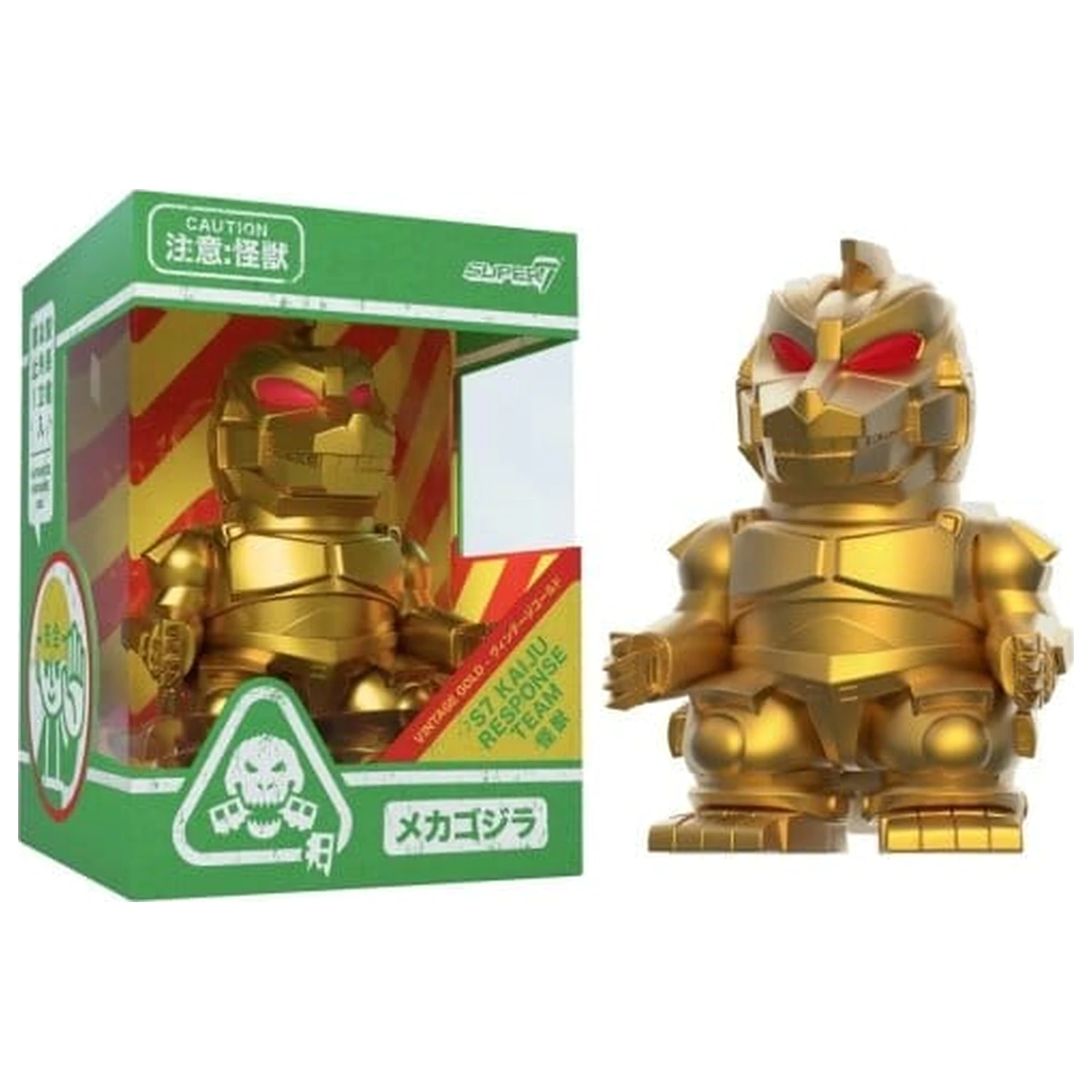 Godzilla Toho Fun! Fun! Mini figura Mechagodzilla (Vintage Toy Gold) fotografija izdelka