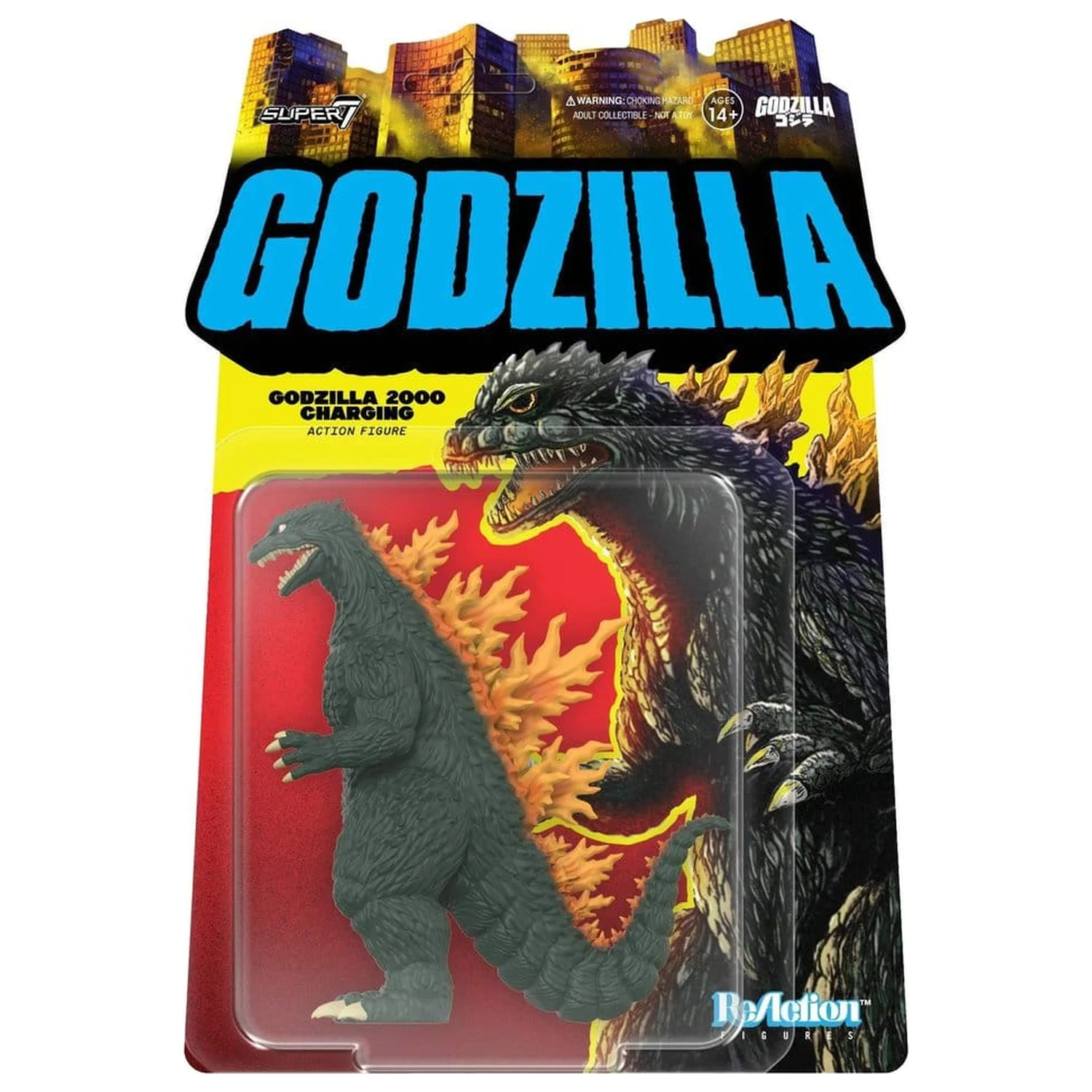 Godzilla Toho ReAction Akcijska figura Godzilla (2000, Charging) 24 cm fotografija izdelka