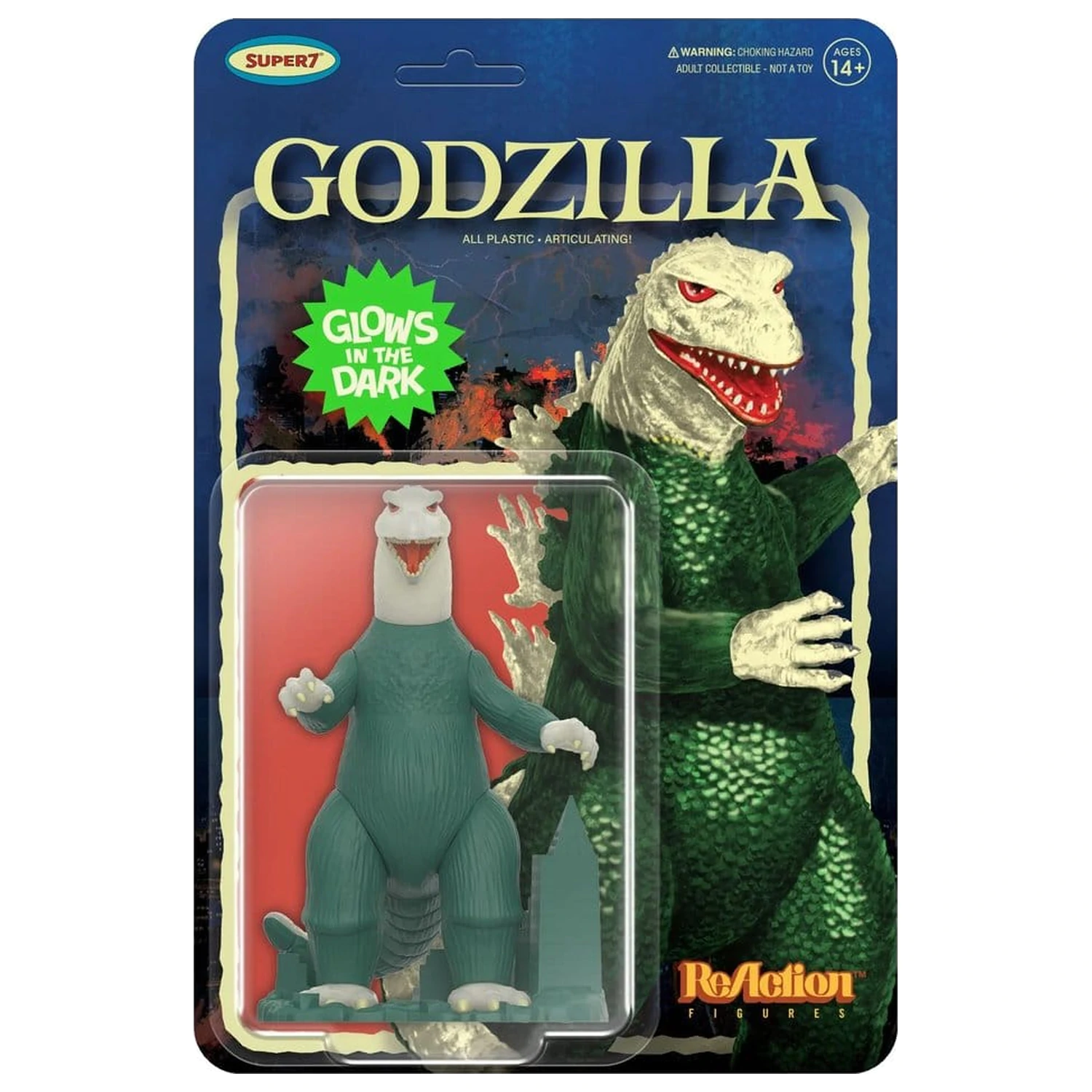 Godzilla Toho ReAction akcijska figura Godzilla model komplet (Svetleče) 10 cm fotografija izdelka