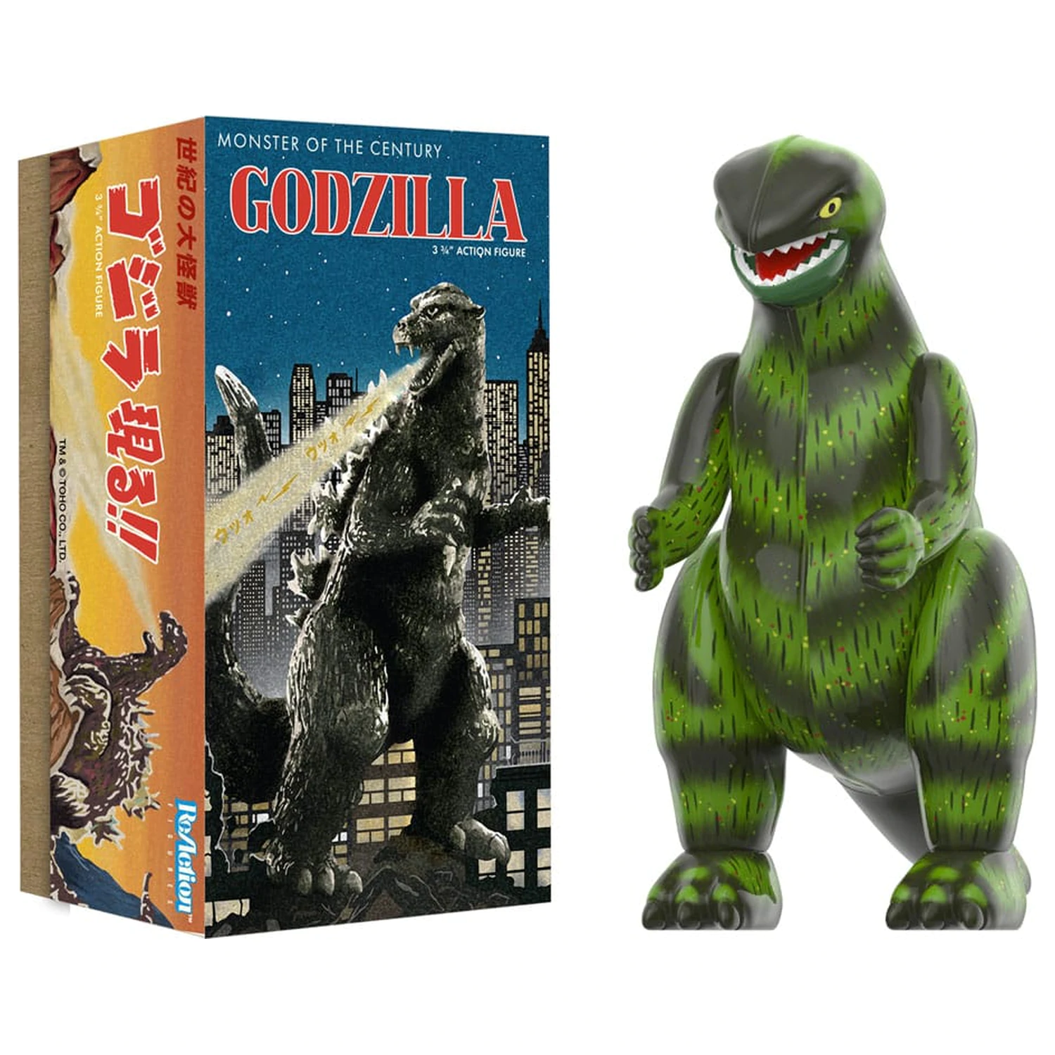 Godzilla Toho ReAction akcijska figura Wave 01 (Retro Tin) Godzilla (Marusan Tin) 10 cm fotografija izdelka