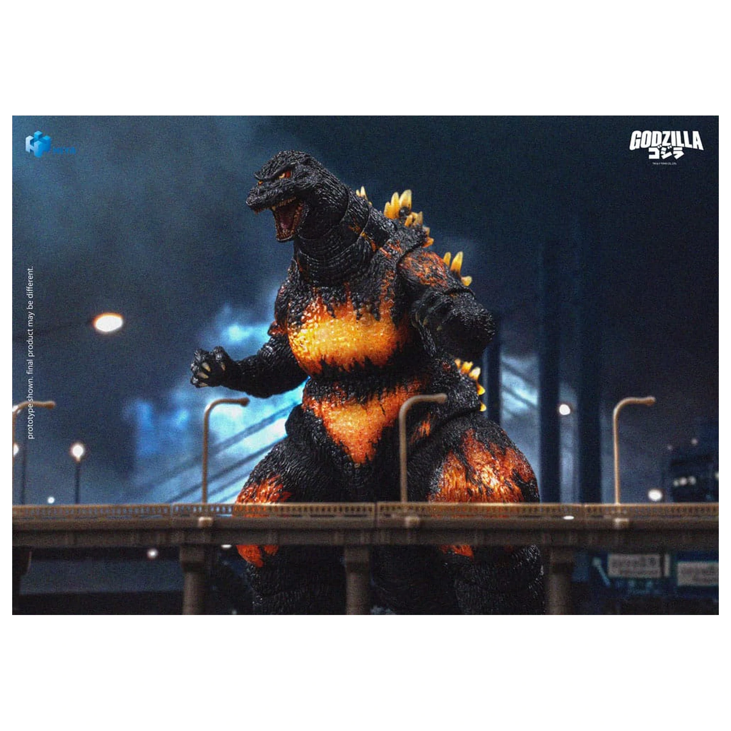 Godzilla vs. Destoroyah (1995) Exquisite Basic akcijska figura Burning Godzilla 18 cm fotografija izdelka