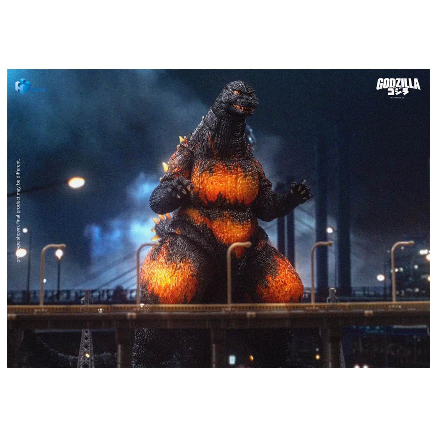 Godzilla vs. Destoroyah (1995) Exquisite Basic akcijska figura Burning Godzilla 18 cm fotografija izdelka