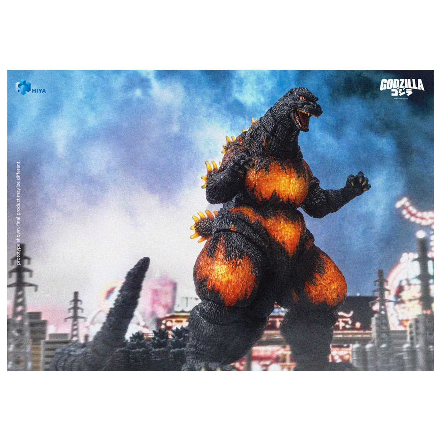Godzilla vs. Destoroyah (1995) Exquisite Basic akcijska figura Burning Godzilla 18 cm fotografija izdelka
