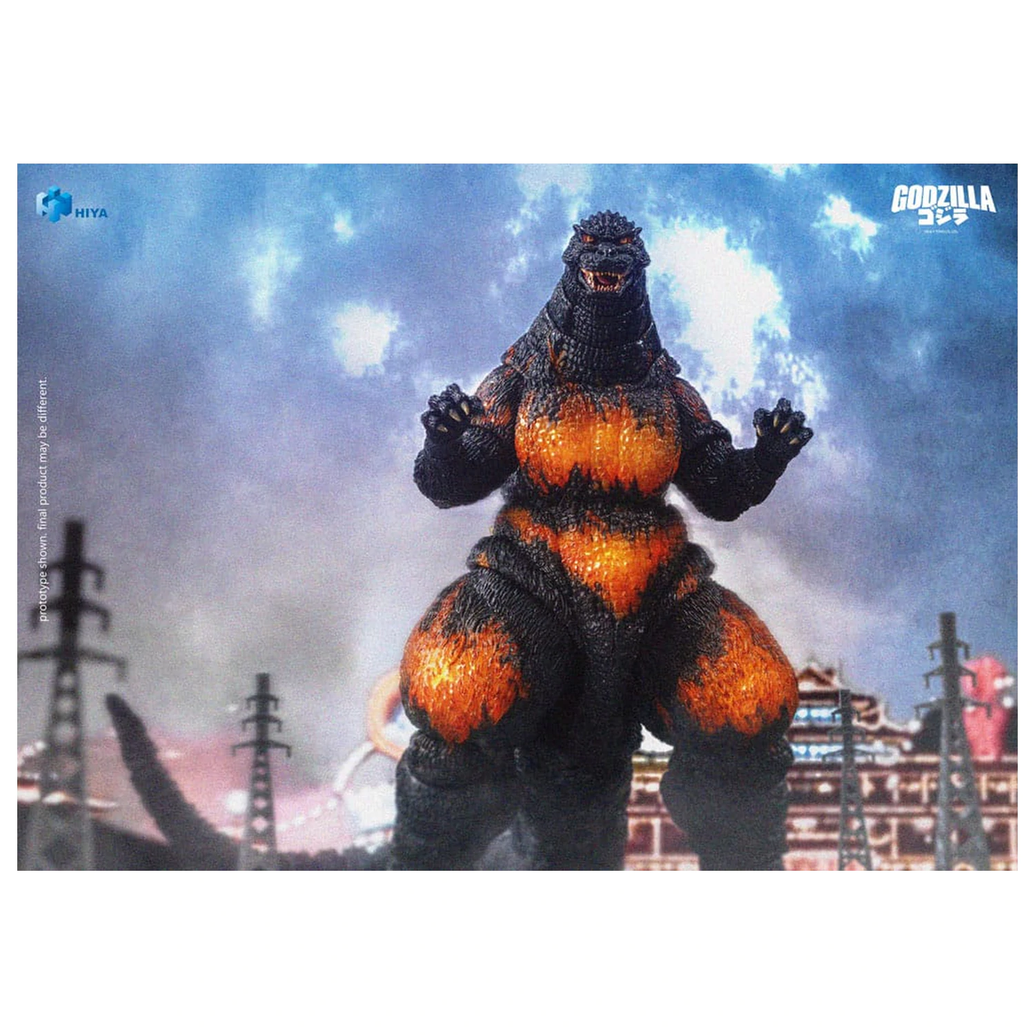 Godzilla vs. Destoroyah (1995) Exquisite Basic akcijska figura Burning Godzilla 18 cm fotografija izdelka