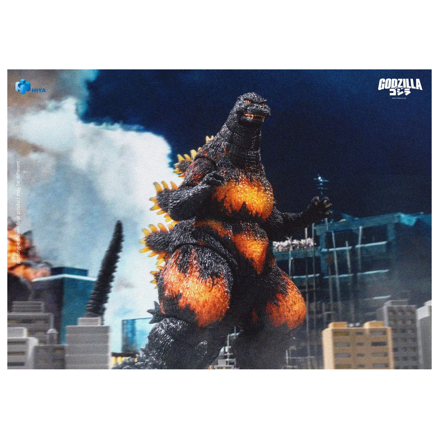 Godzilla vs. Destoroyah (1995) Exquisite Basic akcijska figura Burning Godzilla 18 cm fotografija izdelka