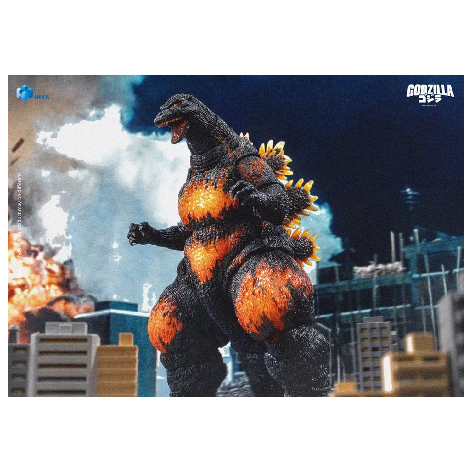 Godzilla vs. Destoroyah (1995) Exquisite Basic akcijska figura Burning Godzilla 18 cm fotografija izdelka