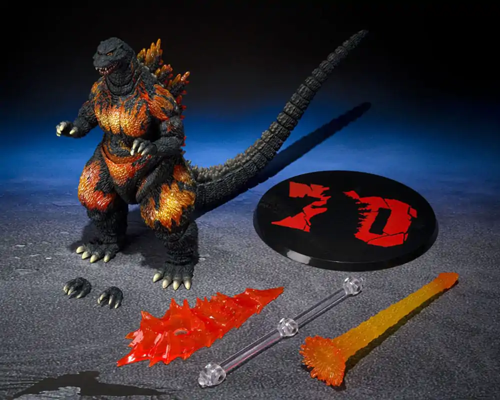 Godzilla vs. Destoroyah S.H. MonsterArts Akcijska figura Godzilla 1995 70th Anniversary Special Ver. 16 cm fotografija izdelka