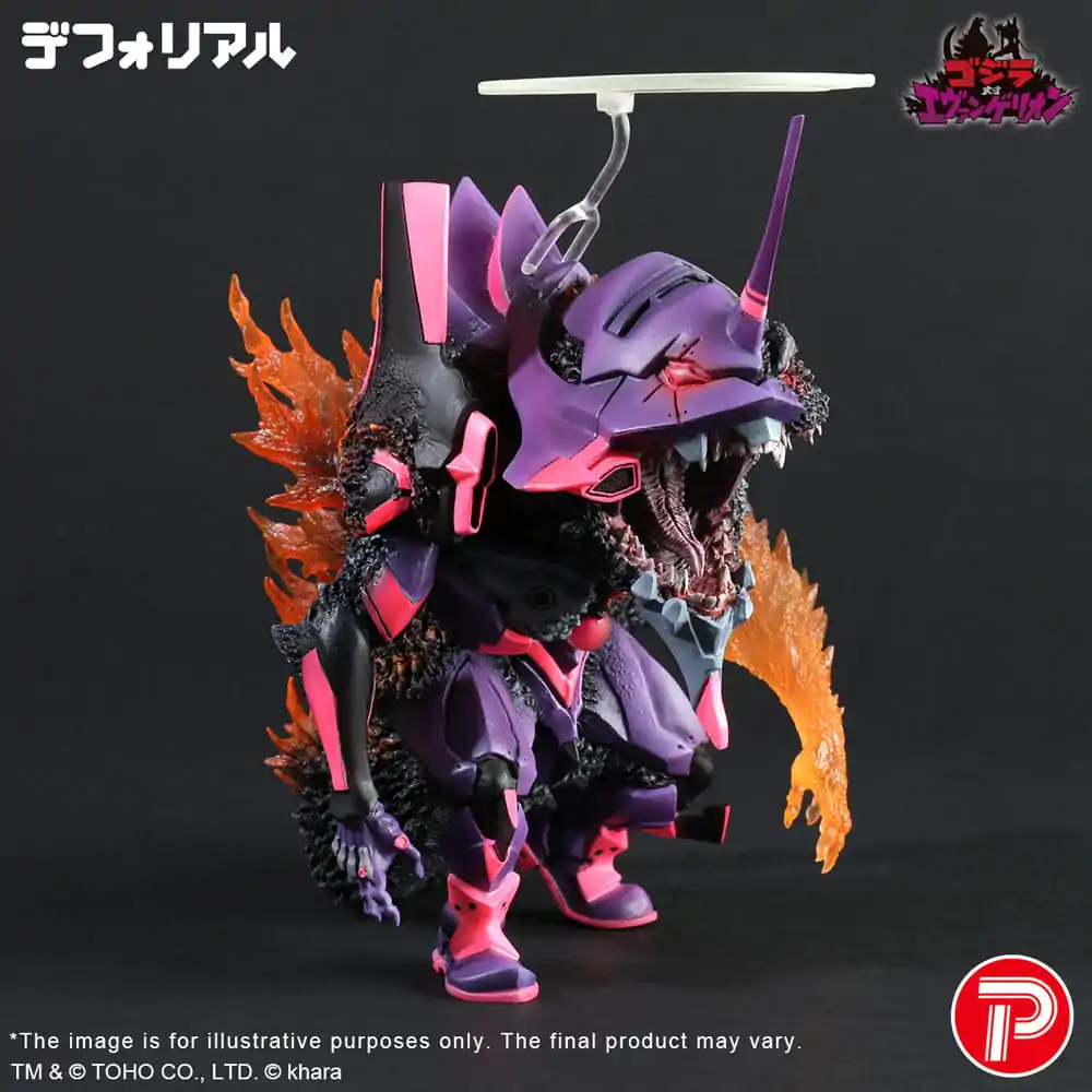 Godzilla vs. Evangelion Deforeal PVC Kip Test Type-01 Burning "G" Awakening Form 19 cm fotografija izdelka