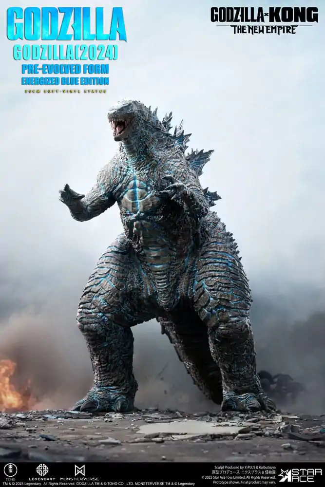 Godzilla vs. Kong: The New Empire mehka vinilna figura Godzilla (2024) Evolved Blue Edition 28 cm fotografija izdelka