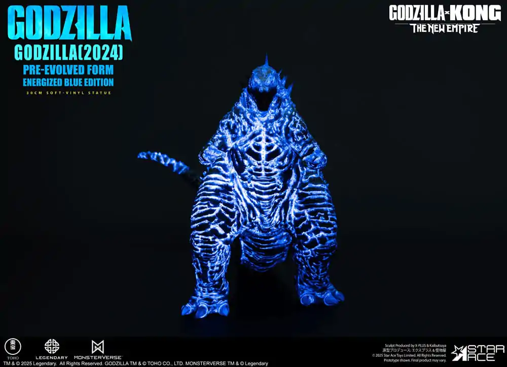 Godzilla vs. Kong: The New Empire mehka vinilna figura Godzilla (2024) Evolved Blue Edition 28 cm fotografija izdelka