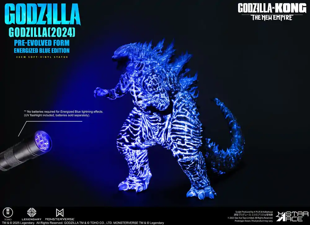 Godzilla vs. Kong: The New Empire mehka vinilna figura Godzilla (2024) Evolved Blue Edition 28 cm fotografija izdelka