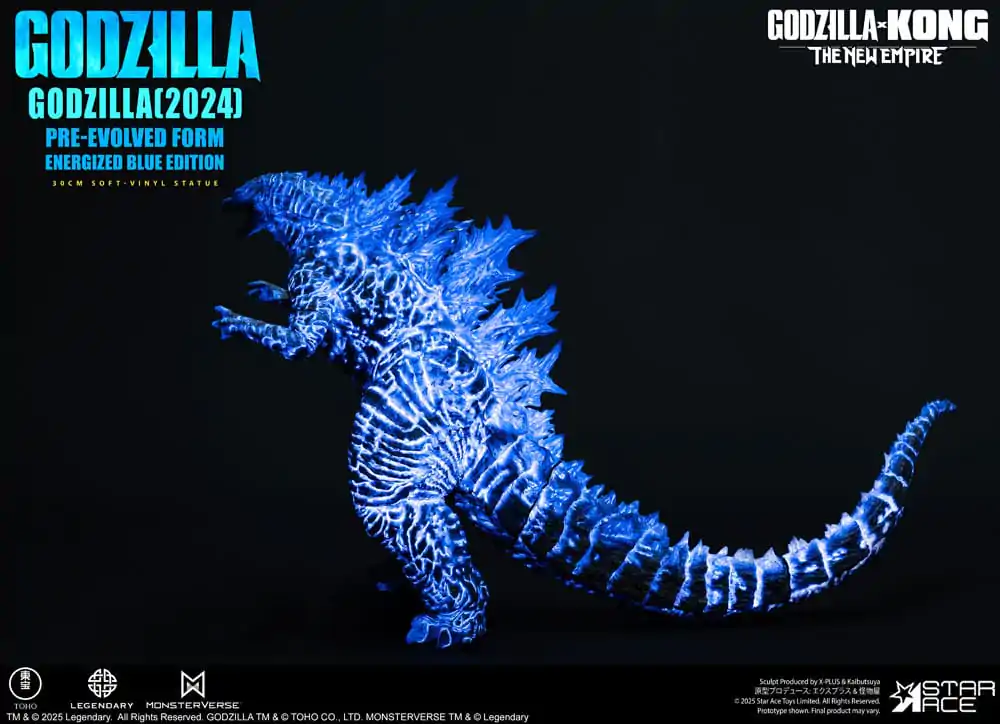 Godzilla vs. Kong: The New Empire mehka vinilna figura Godzilla (2024) Evolved Blue Edition 28 cm fotografija izdelka