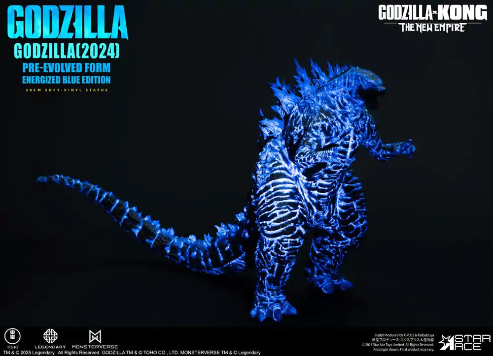 Godzilla vs. Kong: The New Empire mehka vinilna figura Godzilla (2024) Evolved Blue Edition 28 cm fotografija izdelka