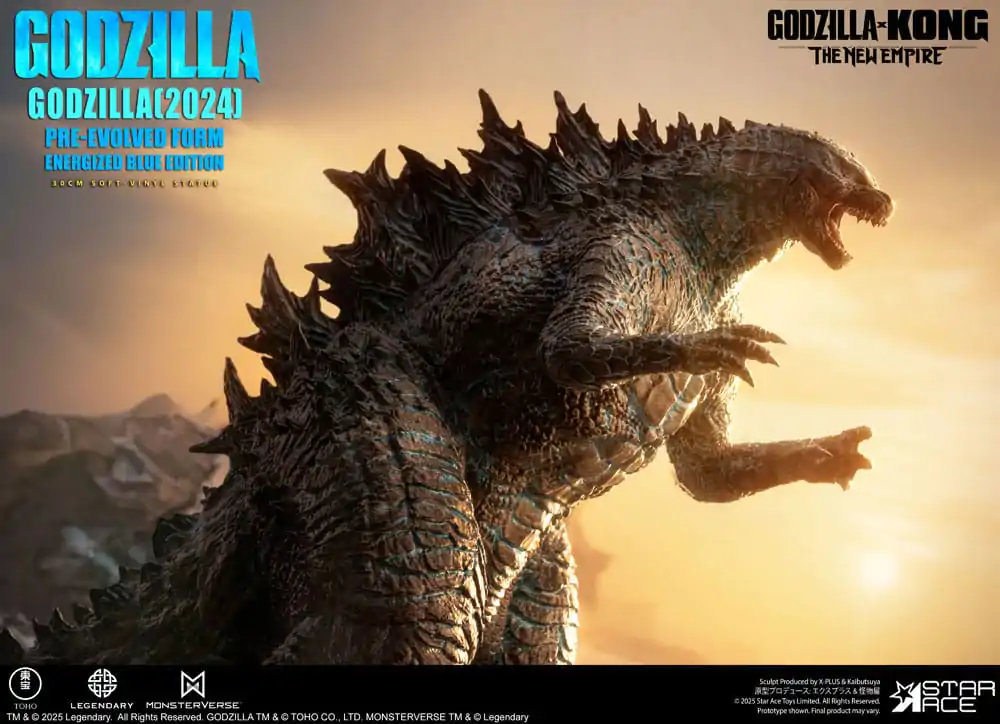 Godzilla vs. Kong: The New Empire mehka vinilna figura Godzilla (2024) Evolved Blue Edition 28 cm fotografija izdelka