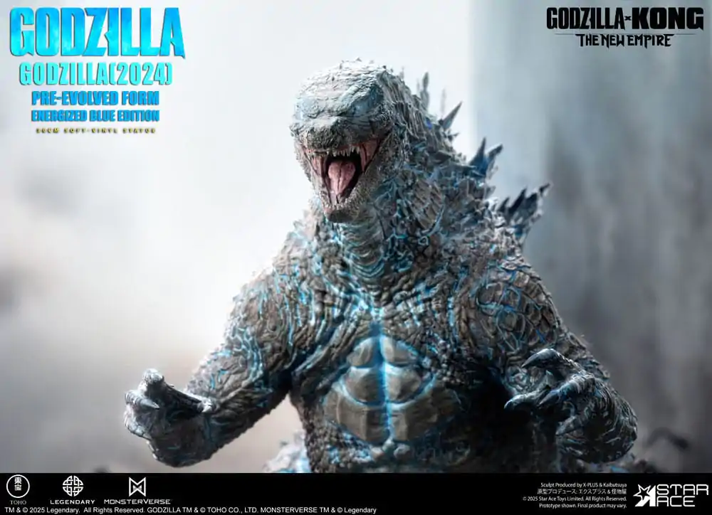 Godzilla vs. Kong: The New Empire mehka vinilna figura Godzilla (2024) Evolved Blue Edition 28 cm fotografija izdelka