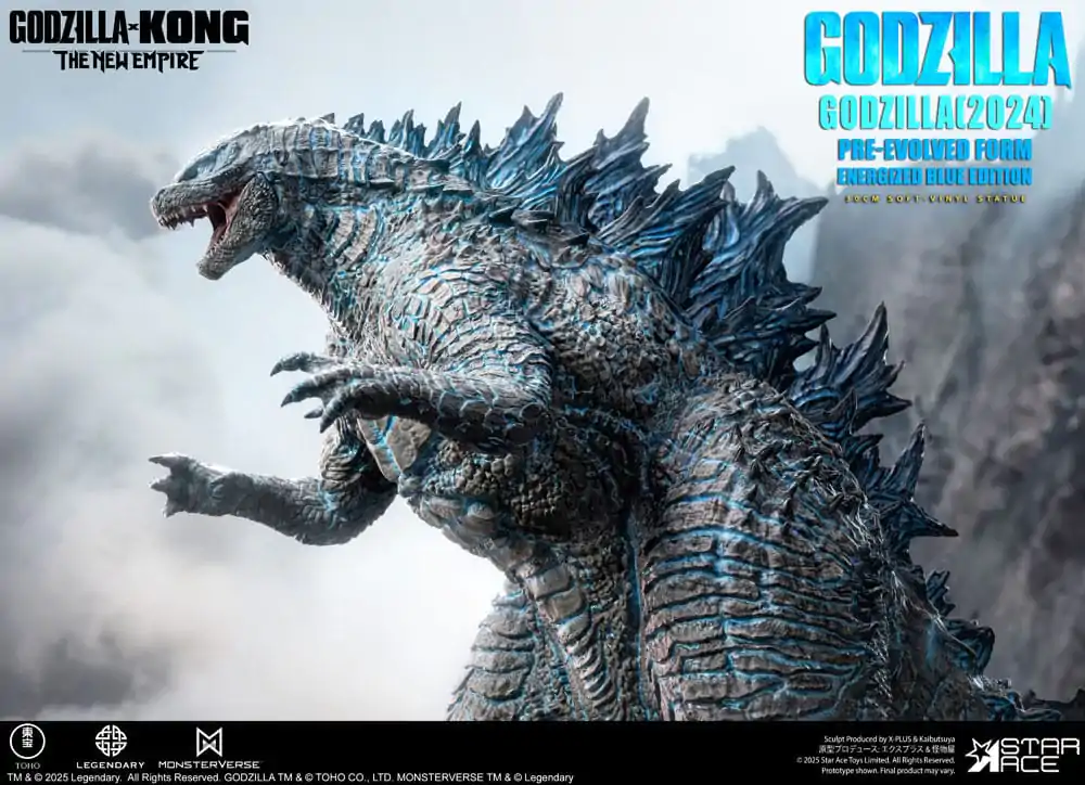 Godzilla vs. Kong: The New Empire mehka vinilna figura Godzilla (2024) Evolved Blue Edition 28 cm fotografija izdelka