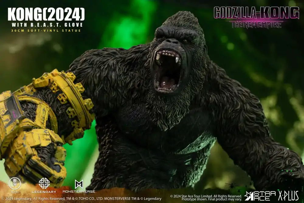 Godzilla vs. Kong: The New Empire Mehka vinilna figura Kong z B.E.A.S.T. Rokavico 30 cm fotografija izdelka