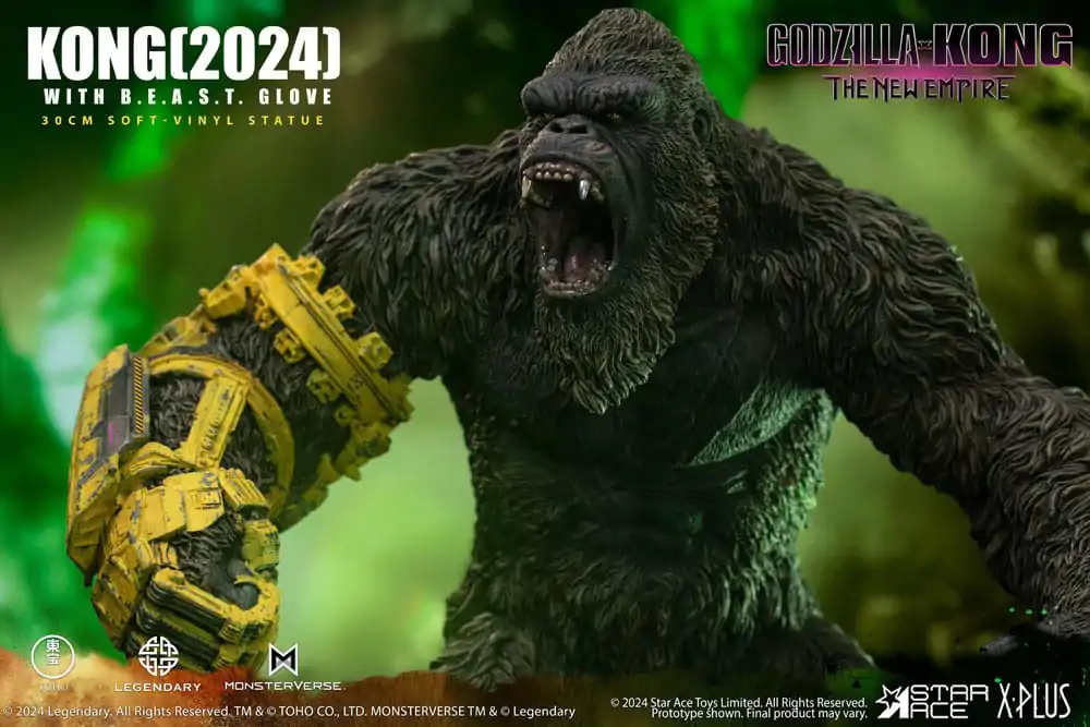 Godzilla vs. Kong: The New Empire Mehka vinilna figura Kong z B.E.A.S.T. Rokavico 30 cm fotografija izdelka