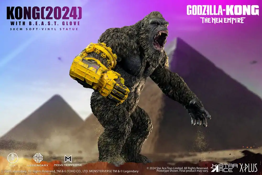 Godzilla vs. Kong: The New Empire Mehka vinilna figura Kong z B.E.A.S.T. Rokavico 30 cm fotografija izdelka