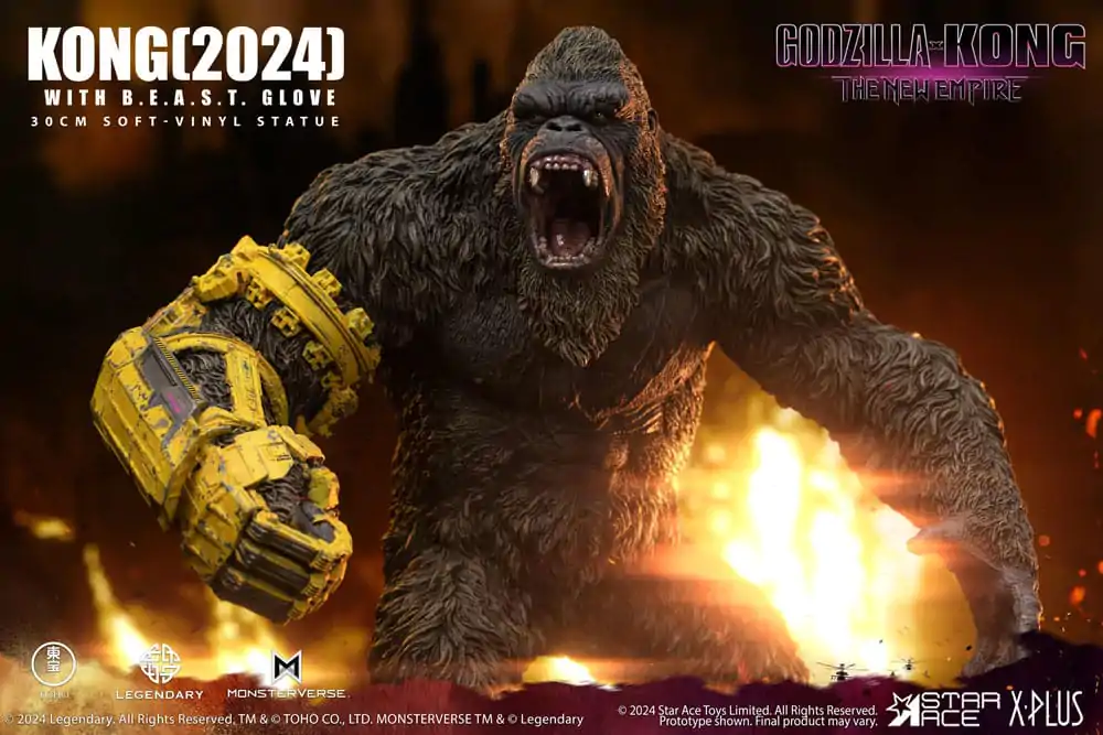 Godzilla vs. Kong: The New Empire Mehka vinilna figura Kong z B.E.A.S.T. Rokavico 30 cm fotografija izdelka