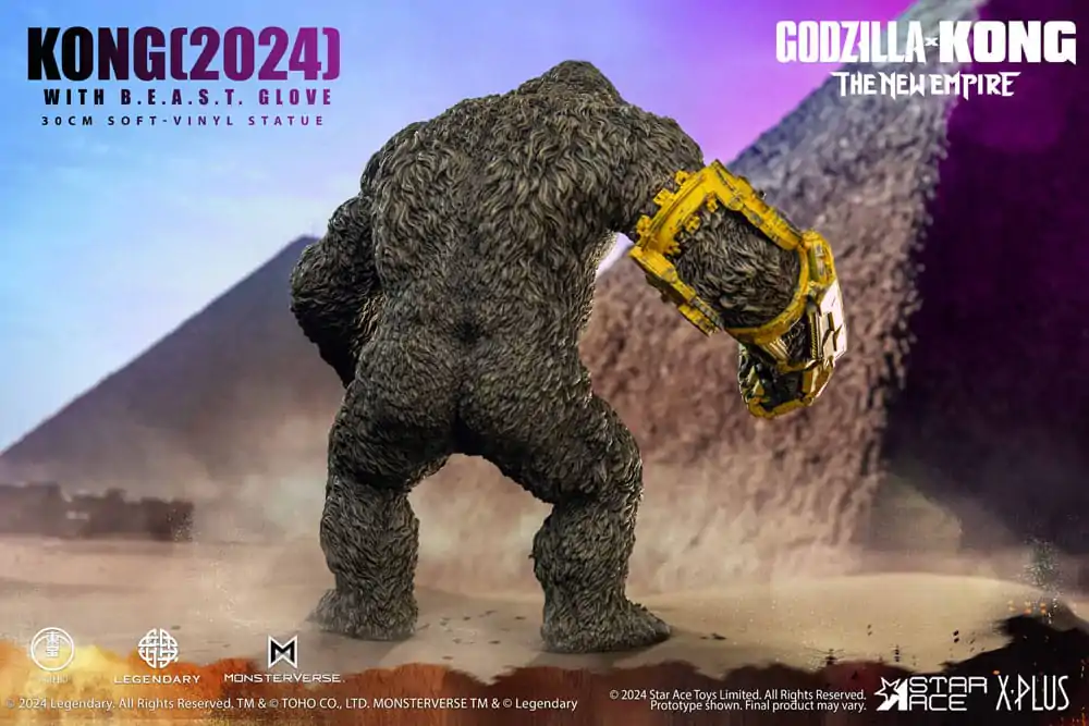 Godzilla vs. Kong: The New Empire Mehka vinilna figura Kong z B.E.A.S.T. Rokavico 30 cm fotografija izdelka