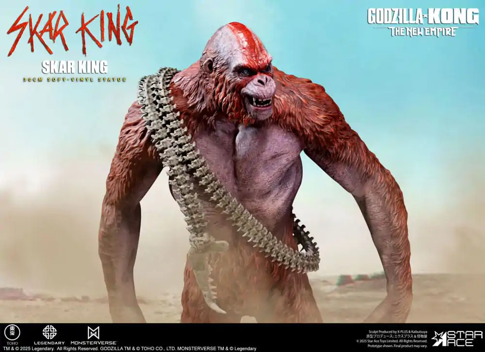 Godzilla vs. Kong: The New Empire mehka vinilna statua Skar King Unleash the Titan 30 cm fotografija izdelka