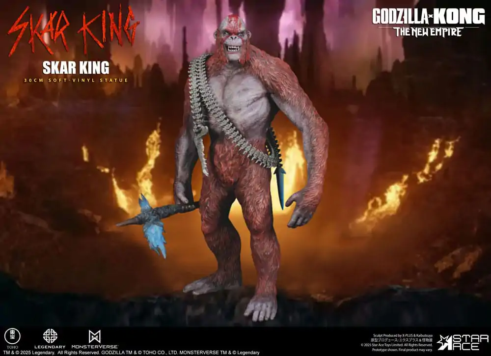 Godzilla vs. Kong: The New Empire mehka vinilna statua Skar King Unleash the Titan 30 cm fotografija izdelka