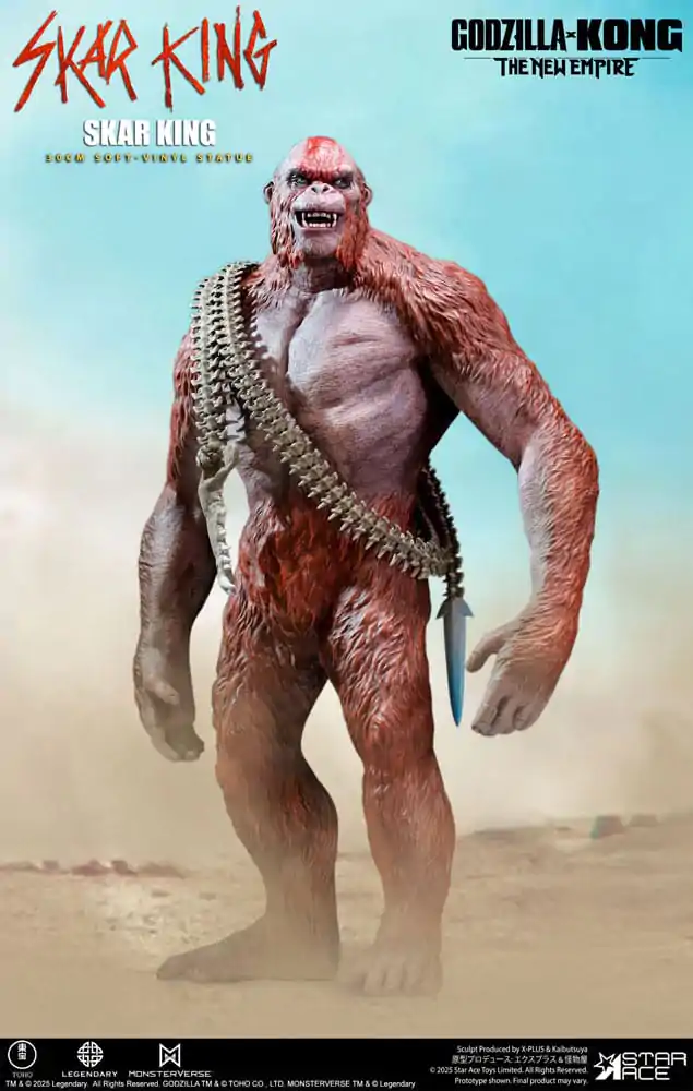 Godzilla vs. Kong: The New Empire mehka vinilna statua Skar King Unleash the Titan 30 cm fotografija izdelka