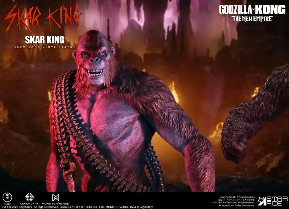 Godzilla vs. Kong: The New Empire mehka vinilna statua Skar King Unleash the Titan 30 cm fotografija izdelka