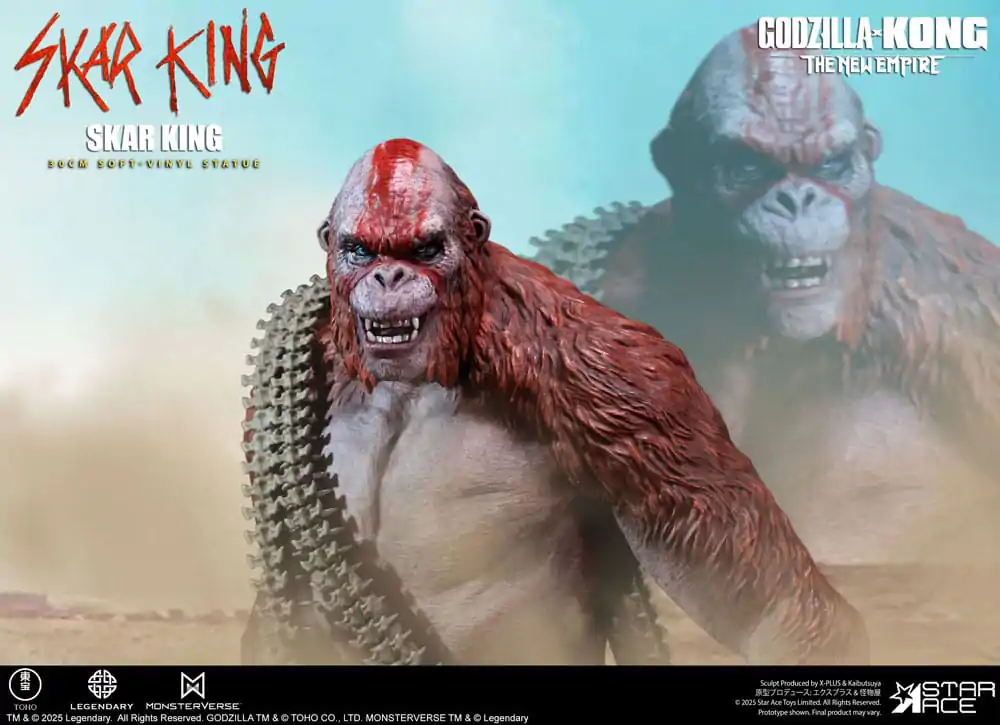 Godzilla vs. Kong: The New Empire mehka vinilna statua Skar King Unleash the Titan 30 cm fotografija izdelka