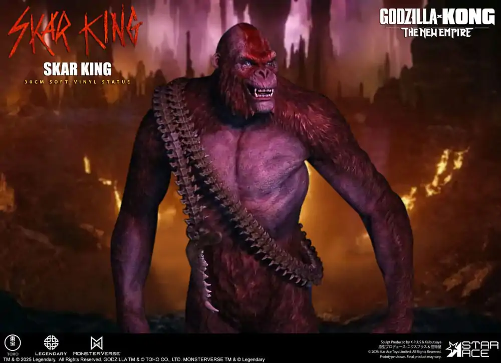 Godzilla vs. Kong: The New Empire mehka vinilna statua Skar King Unleash the Titan 30 cm fotografija izdelka
