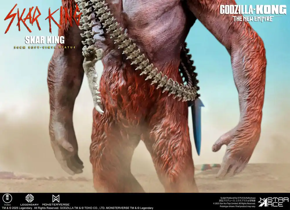 Godzilla vs. Kong: The New Empire mehka vinilna statua Skar King Unleash the Titan 30 cm fotografija izdelka