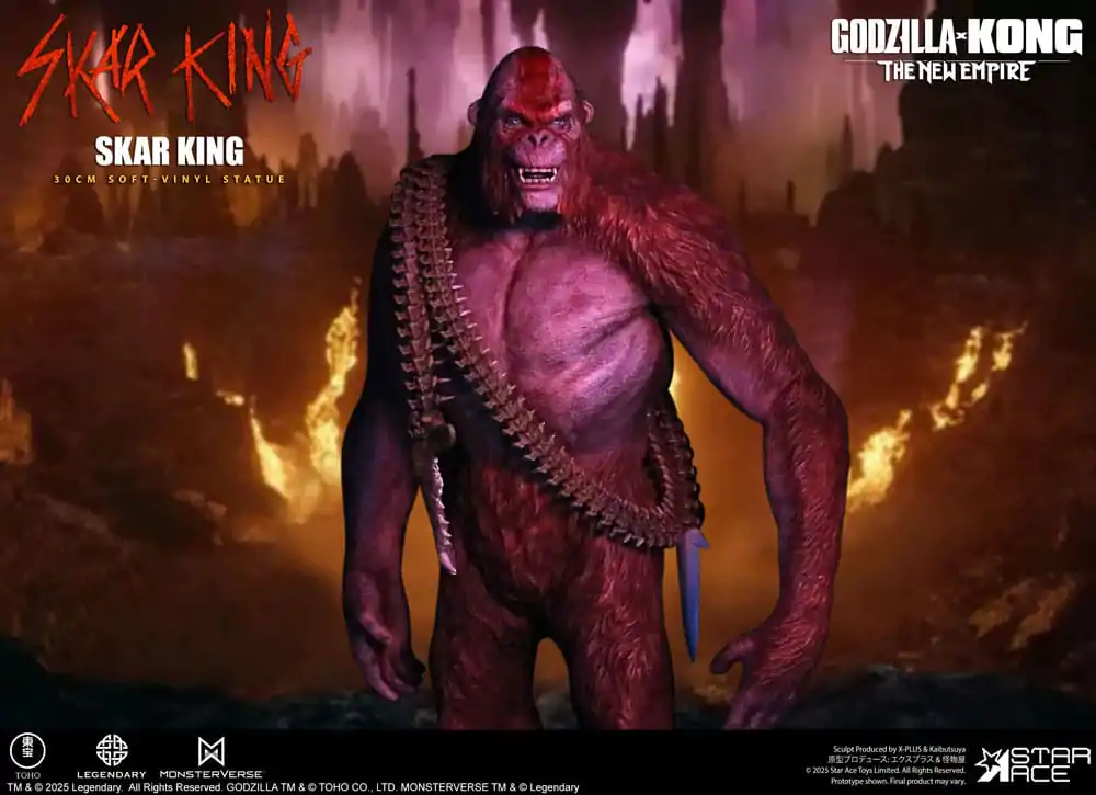 Godzilla vs. Kong: The New Empire mehka vinilna statua Skar King Unleash the Titan 30 cm fotografija izdelka