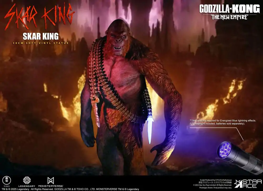 Godzilla vs. Kong: The New Empire mehka vinilna statua Skar King Unleash the Titan 30 cm fotografija izdelka