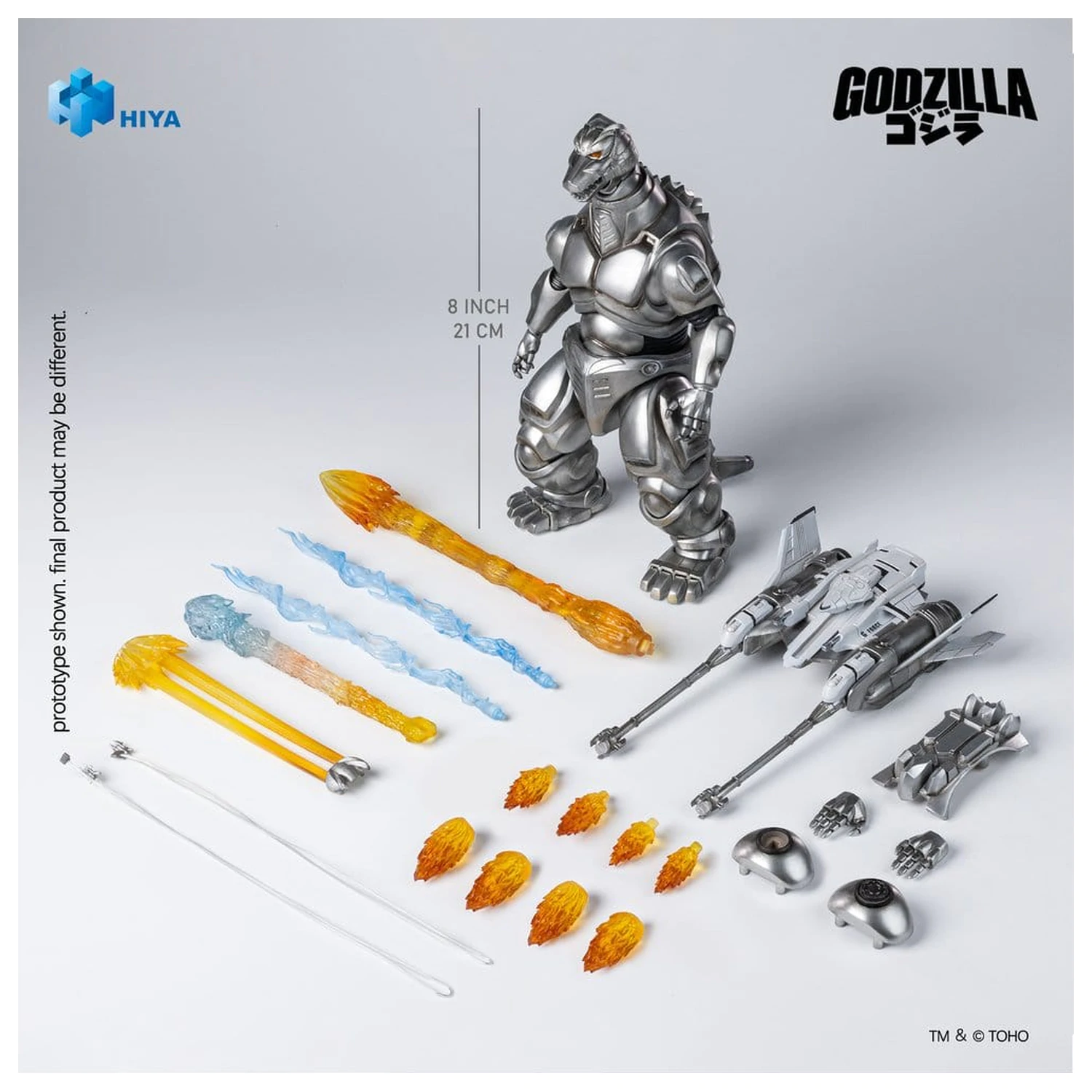 Godzilla vs. Mechagodzilla (1993) Izvrstna Osnovna Akcijska Figura Super Mechagodzilla 21 cm fotografija izdelka