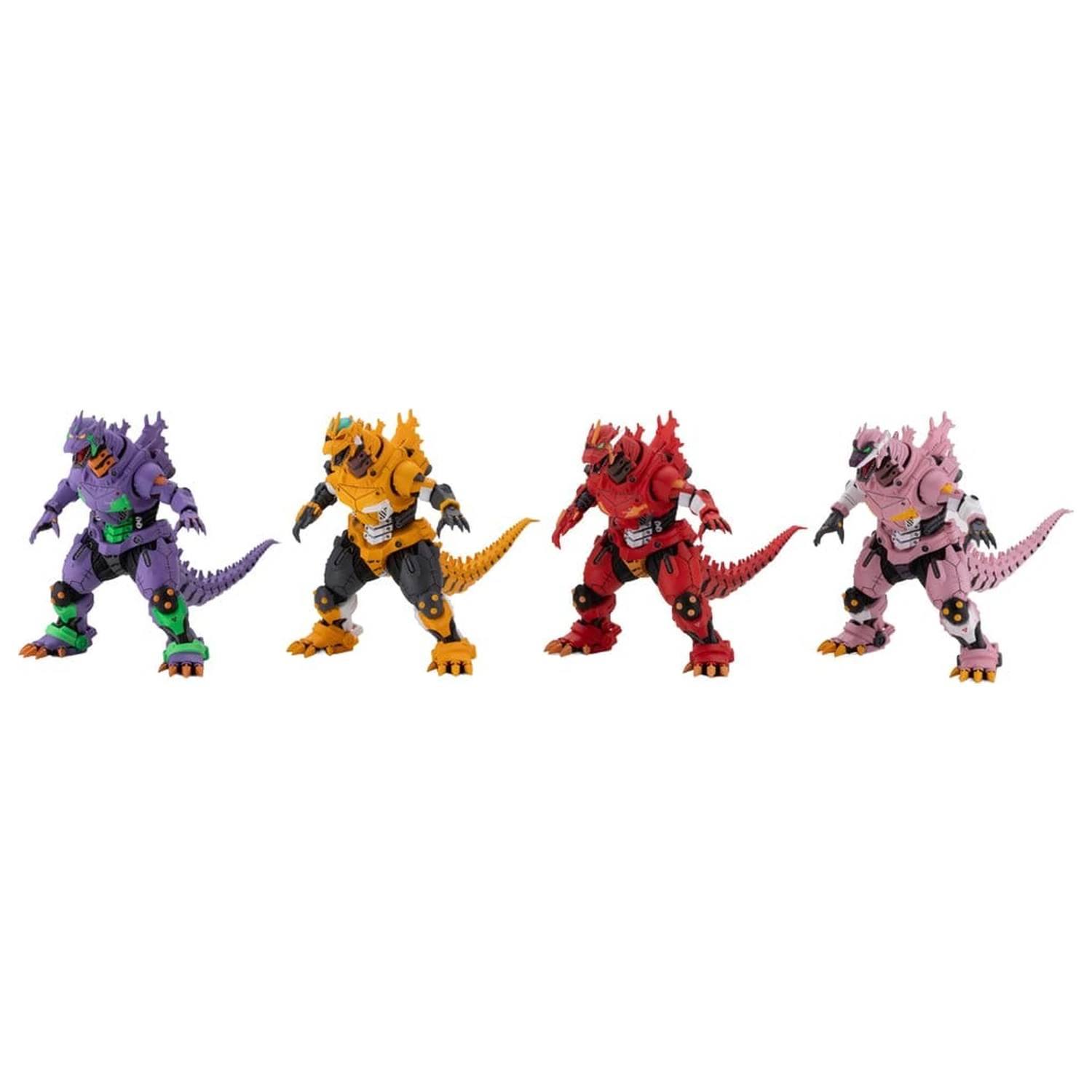 Godzilla x Evangelion Gekizou Series Kipci 4-paket Type-3 Kiryu Eva colour Ver. 9 cm fotografija izdelka