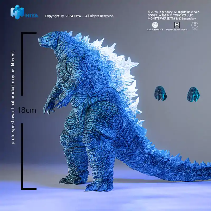 Godzilla x Kong: The New Empire Exquisite Basic akcijska figura Energized Godzilla 18 cm fotografija izdelka