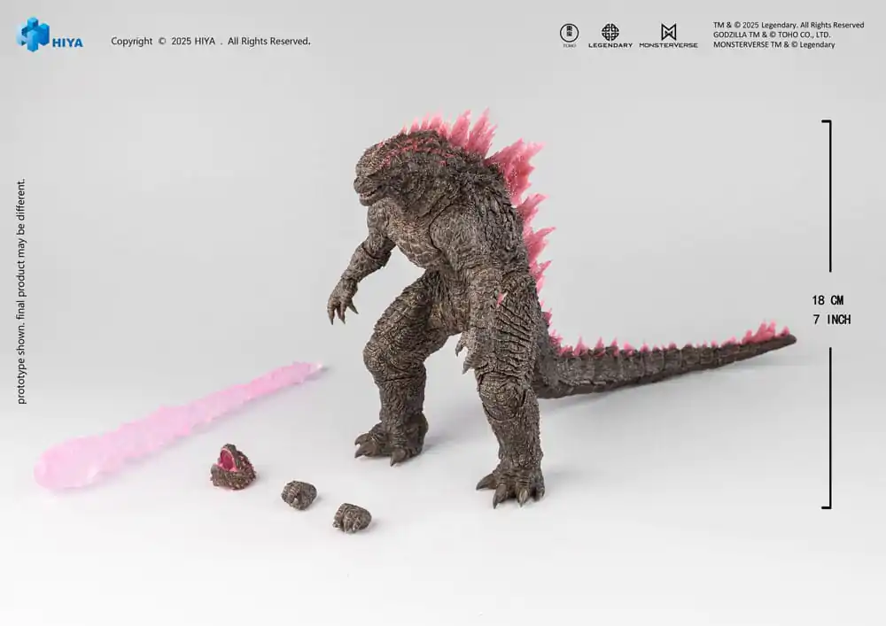 Godzilla x Kong The New Empire Izvrstna Osnovna Akcijska Figura Heat Ray Godzilla Evolved Ver. 18 cm fotografija izdelka