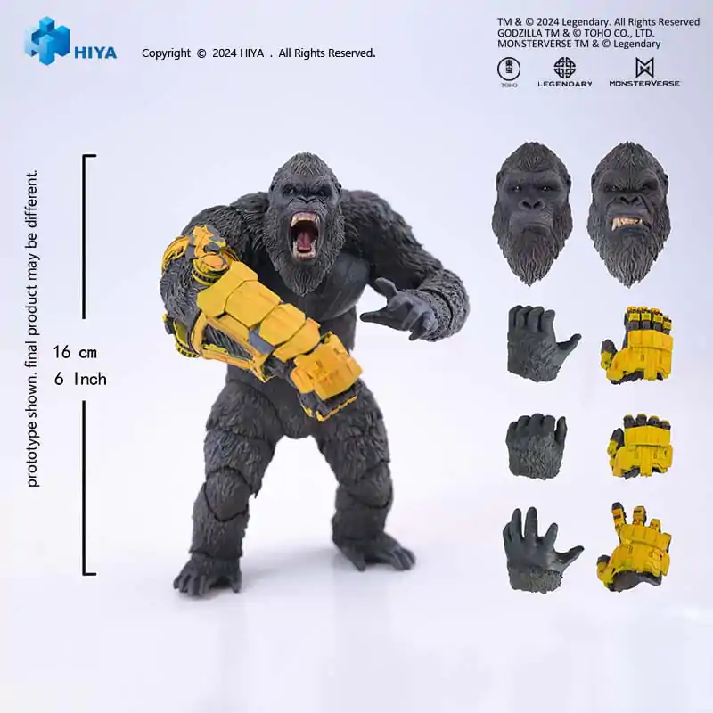 Godzilla x Kong: The New Empire Exquisite Basic akcijska figura Kong B.E.A.S.T. Glove Ver. 16 cm fotografija izdelka