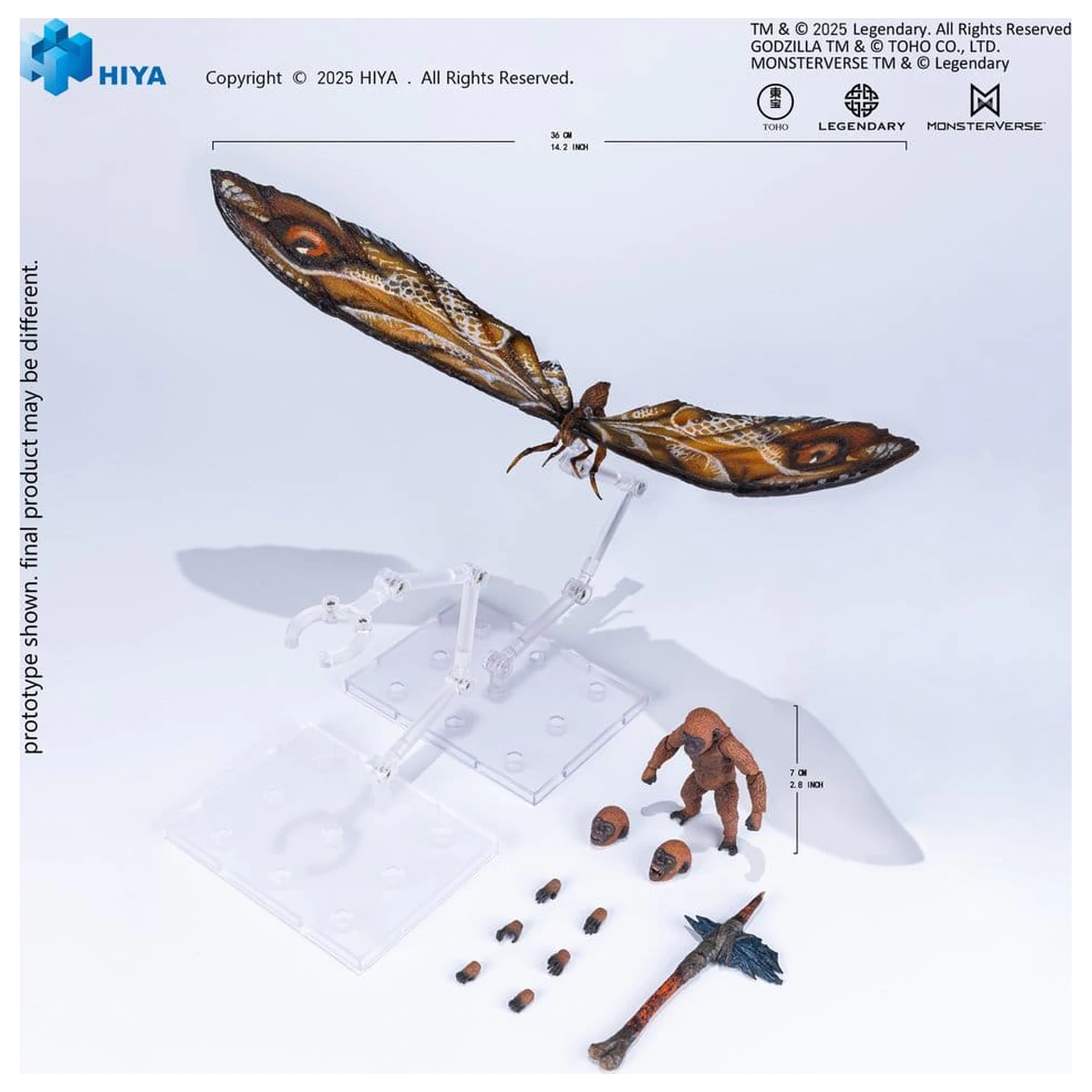 Godzilla x Kong: The New Empire Exquisite Basic Series Akcijska figura Mothra Premium Set fotografija izdelka